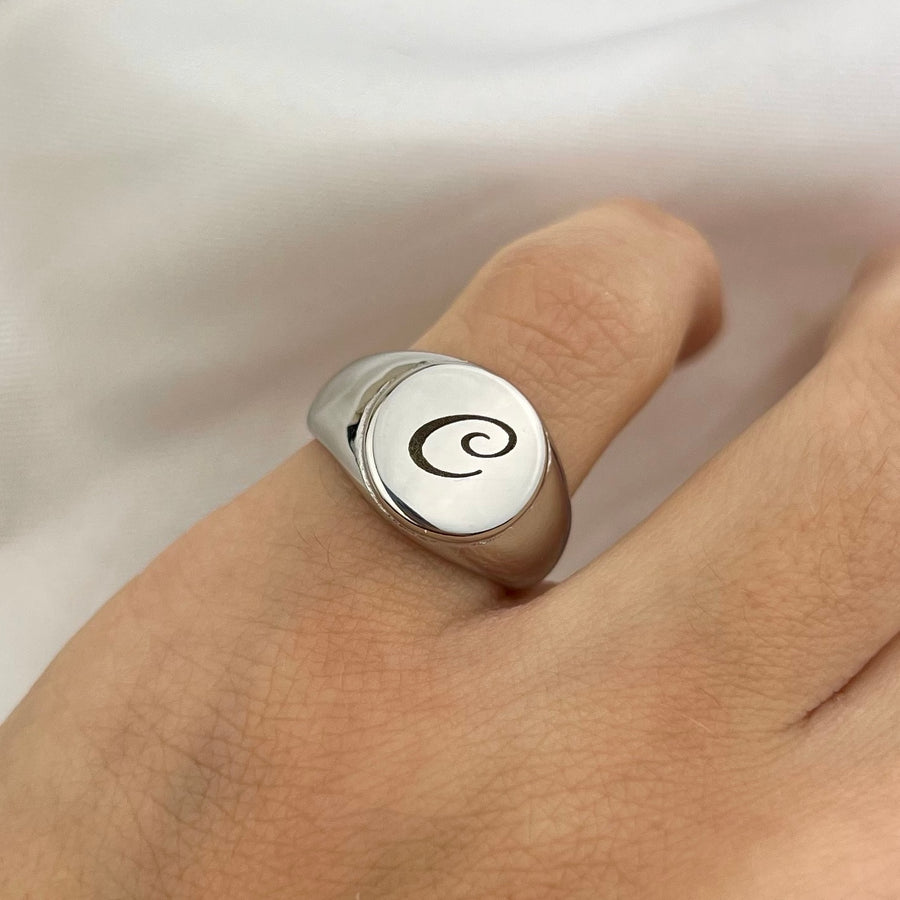 Anello Chevalier Simple Circle - vista frontale