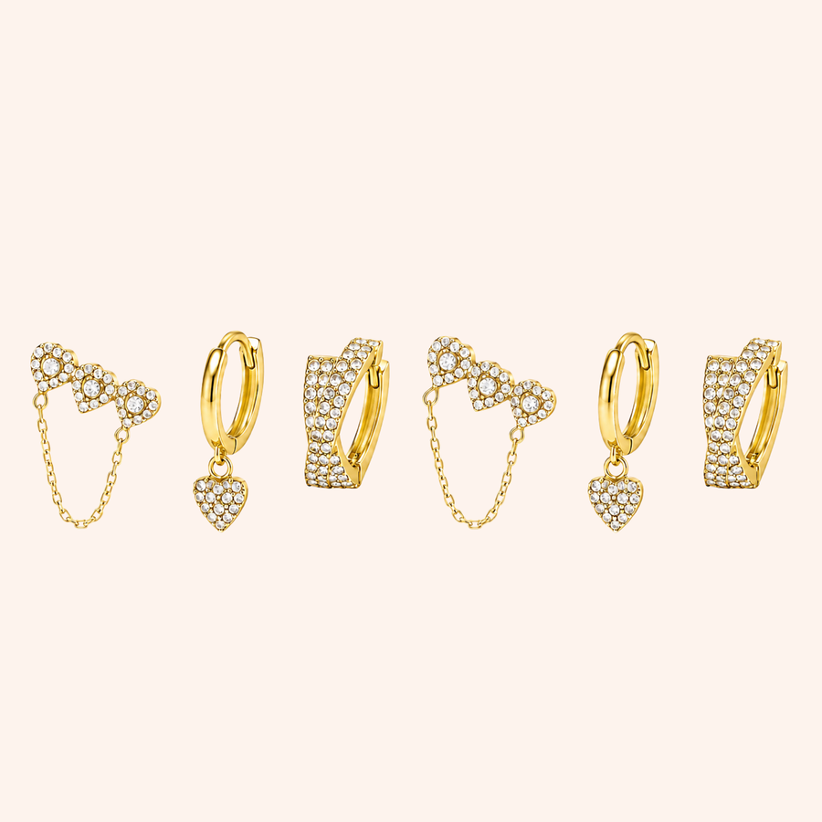 Set de Pendientes Royal Love