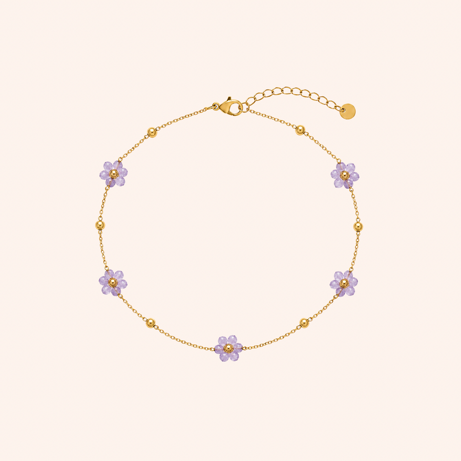 Tobillera Florecitas