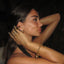 Pendientes grandes de iris