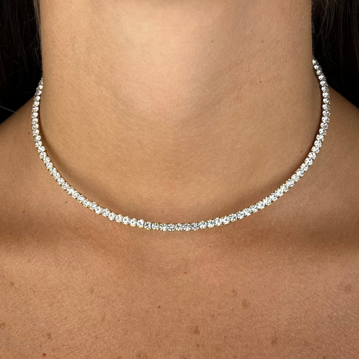 Collana Girocollo tennis rigido