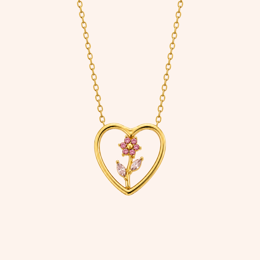 Collana Daisy in oro - dettaglio