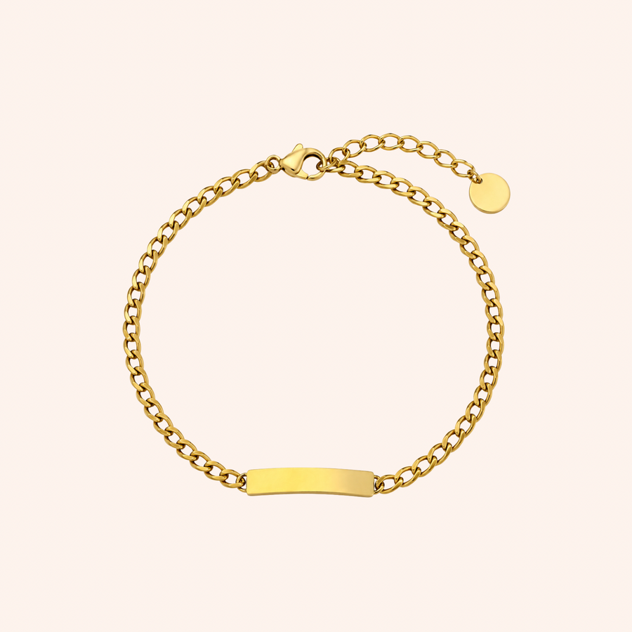 Bracciale Chain Targhetta