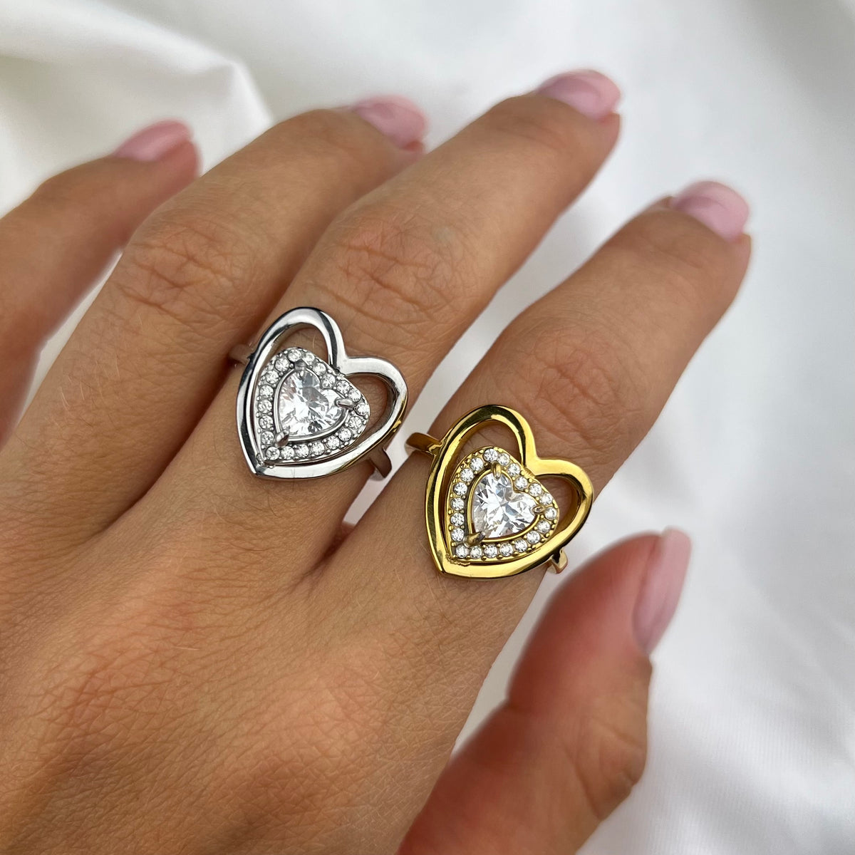 Anello Diamond heart
