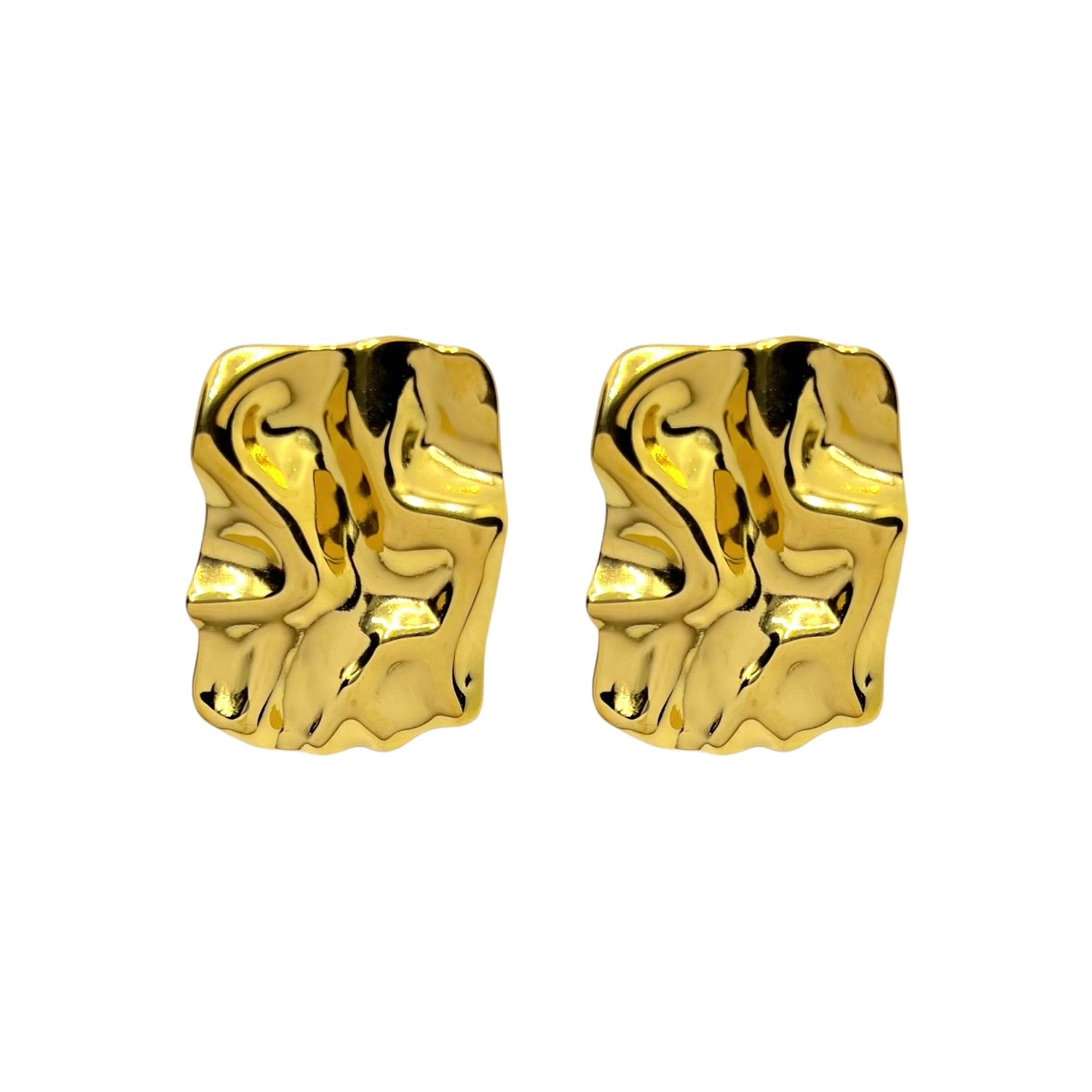 Pendientes arrugados
