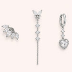 Set Orecchini Shiny Love in oro - dettaglio