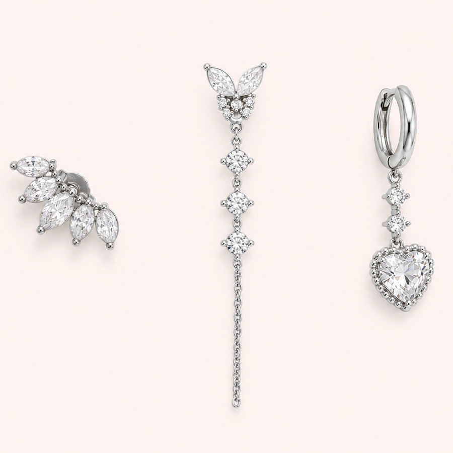 Set Orecchini Shiny Love