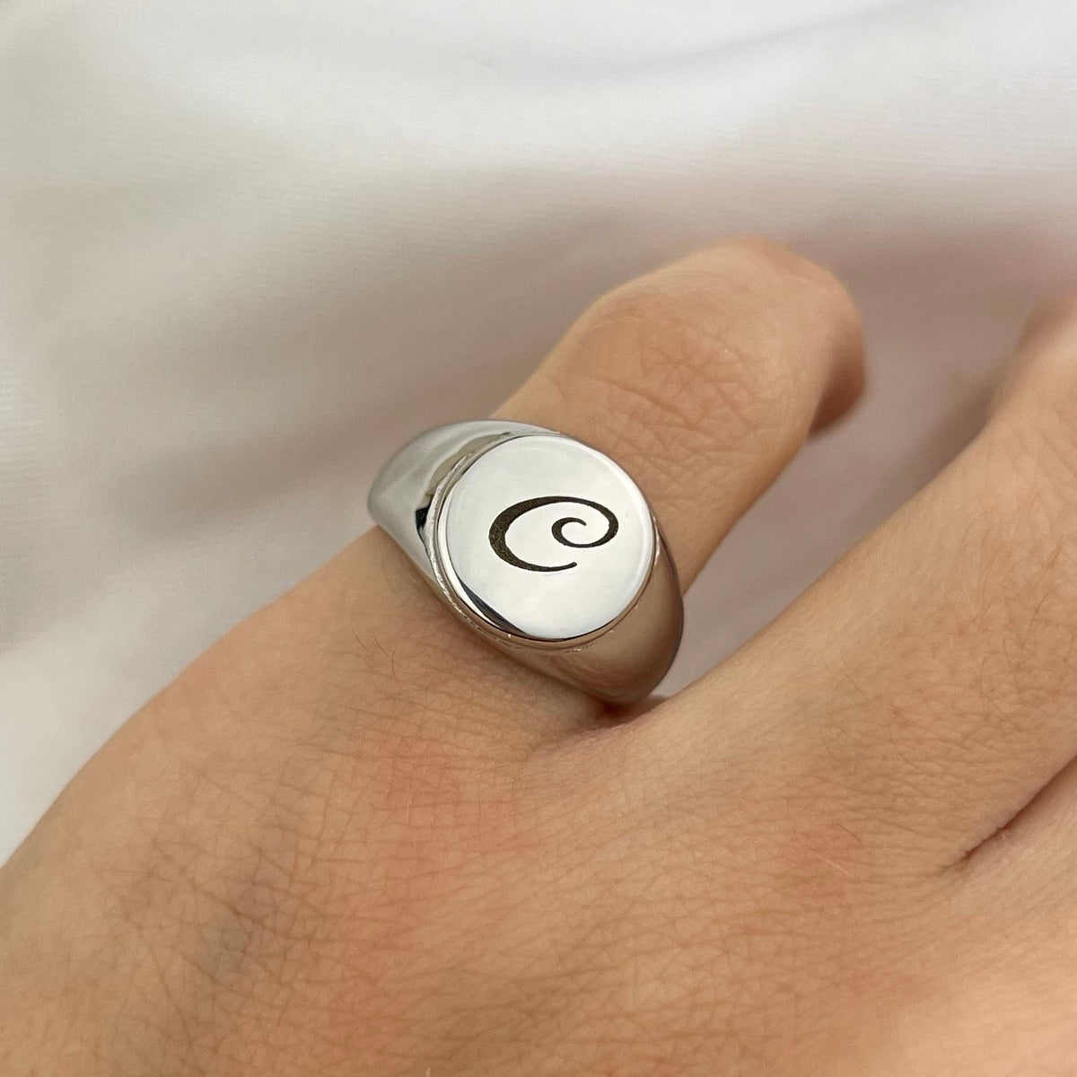 Anello Chevalier Simple Circle - vista frontale