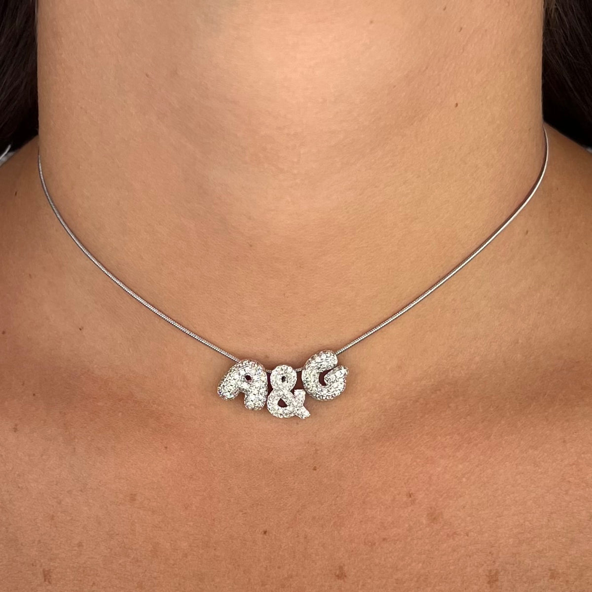 Collana Bubble - indossato
