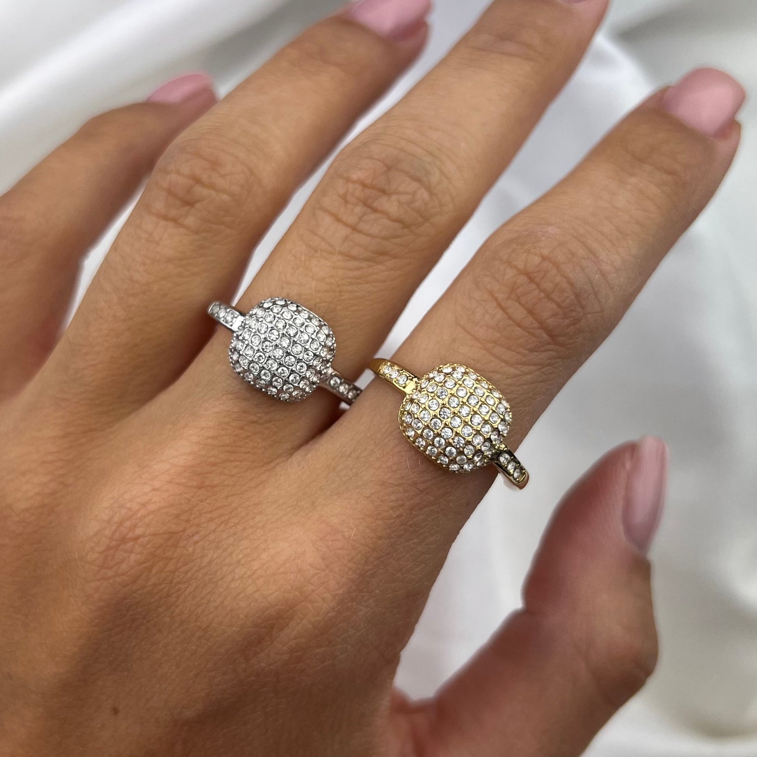 Anello Snap pavè (Novità)