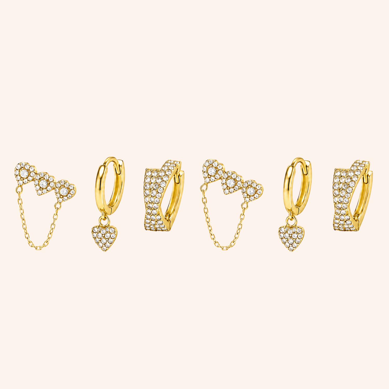 Set Orecchini Royal Love