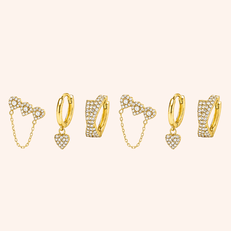Set de Pendientes Royal Love