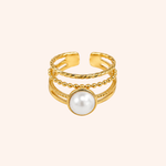 Anello Pearl in oro