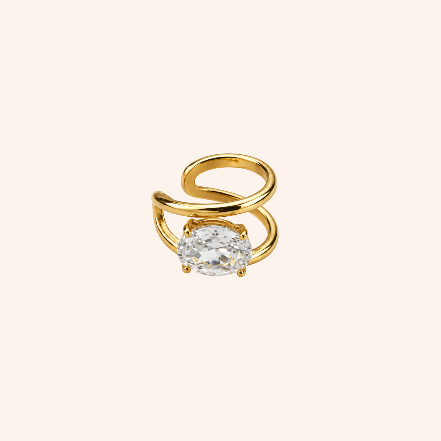Earcuff Lumière in acciaio