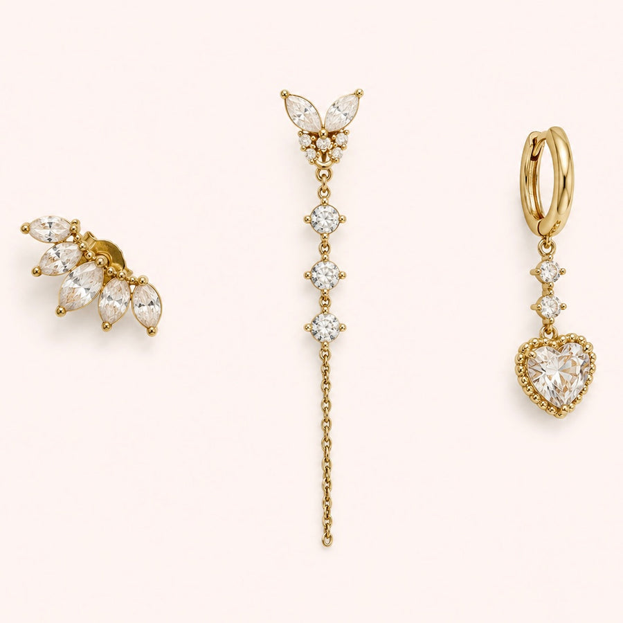 Set Orecchini Shiny Love