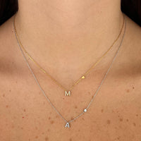 Collana Micro Letter Pavè