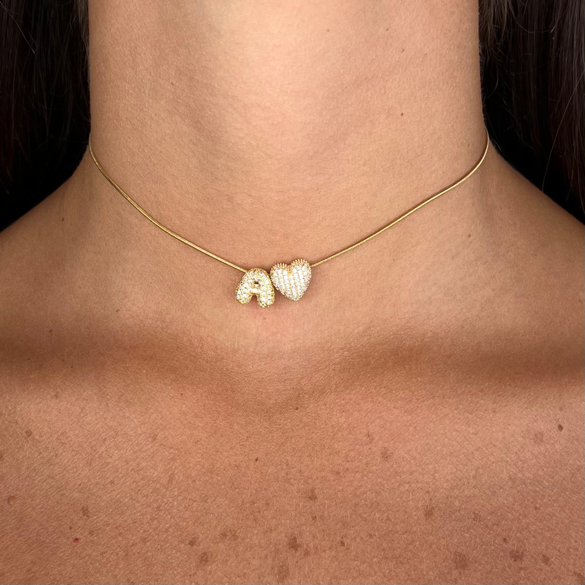 Collana Bubble - vista frontale