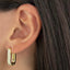 Pendientes pavé cuadrados