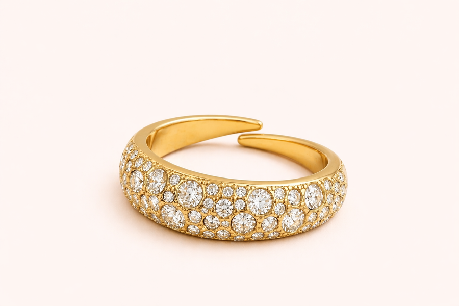 Anello Sirio in oro - dettaglio