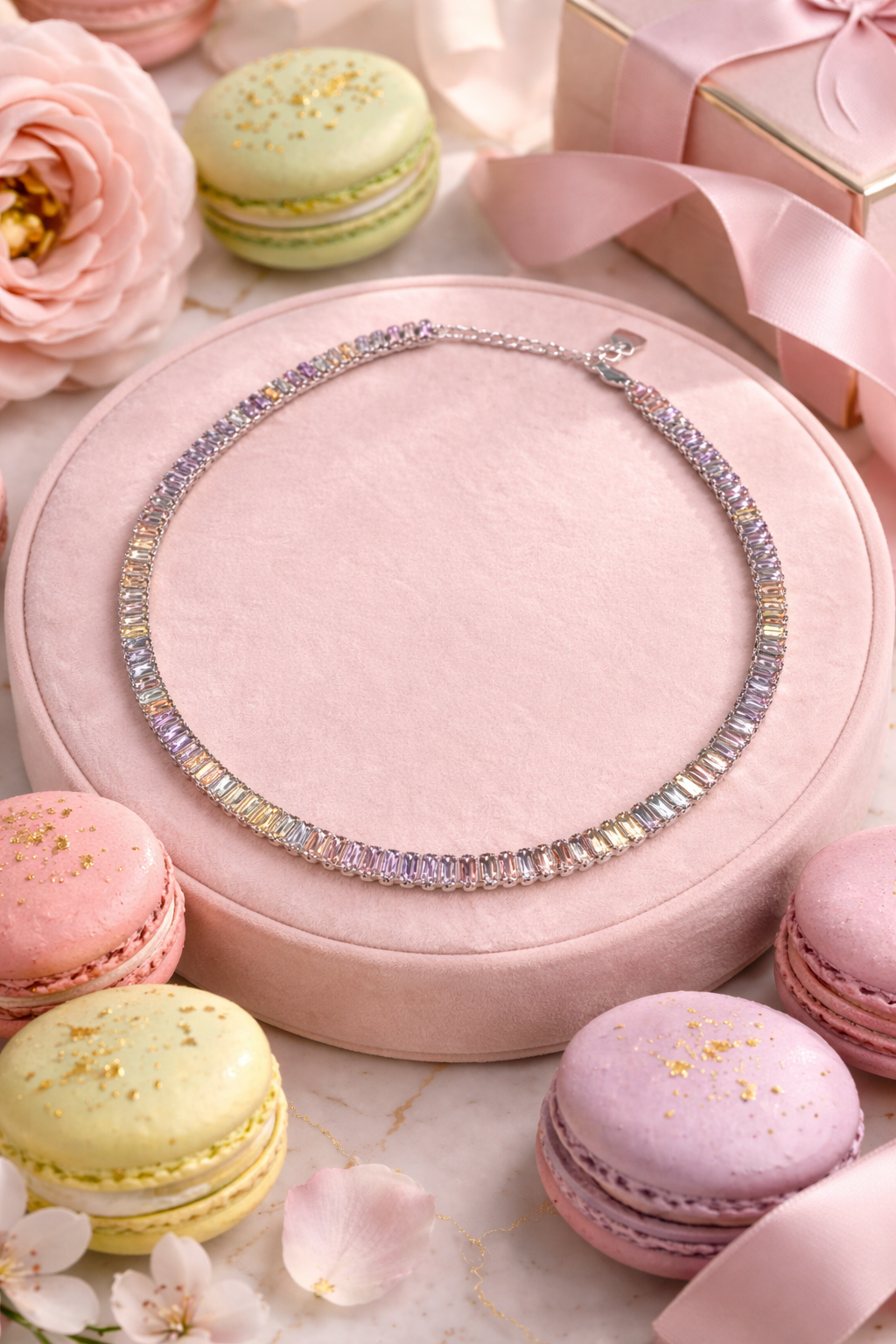 Collana Macaron - vista laterale
