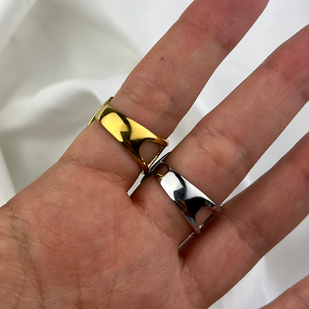 Anello Maxi Square - dettaglio