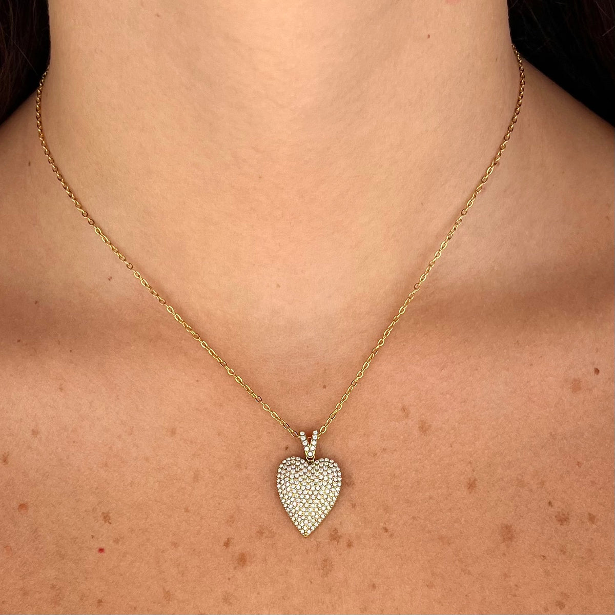 Collana Heart Sparkling - dettaglio