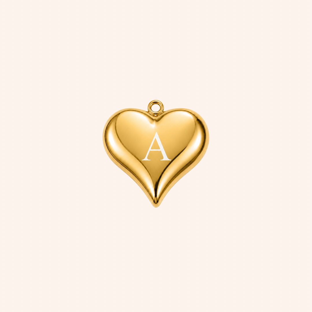 Ciondolo Cuore Bombato