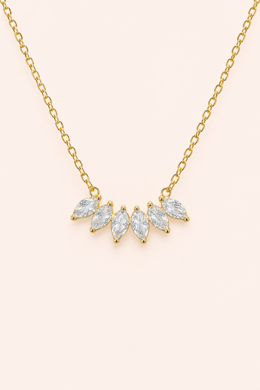 Collana Crystal in oro - dettaglio