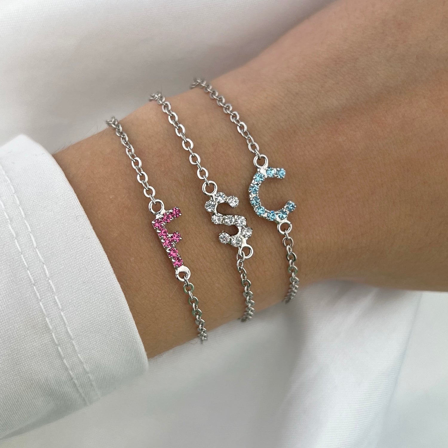 Bracciale Zircon Letter
