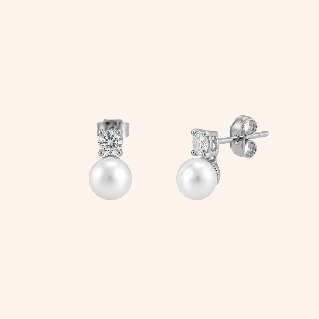 Orecchini Lumi Pearl in oro - dettaglio
