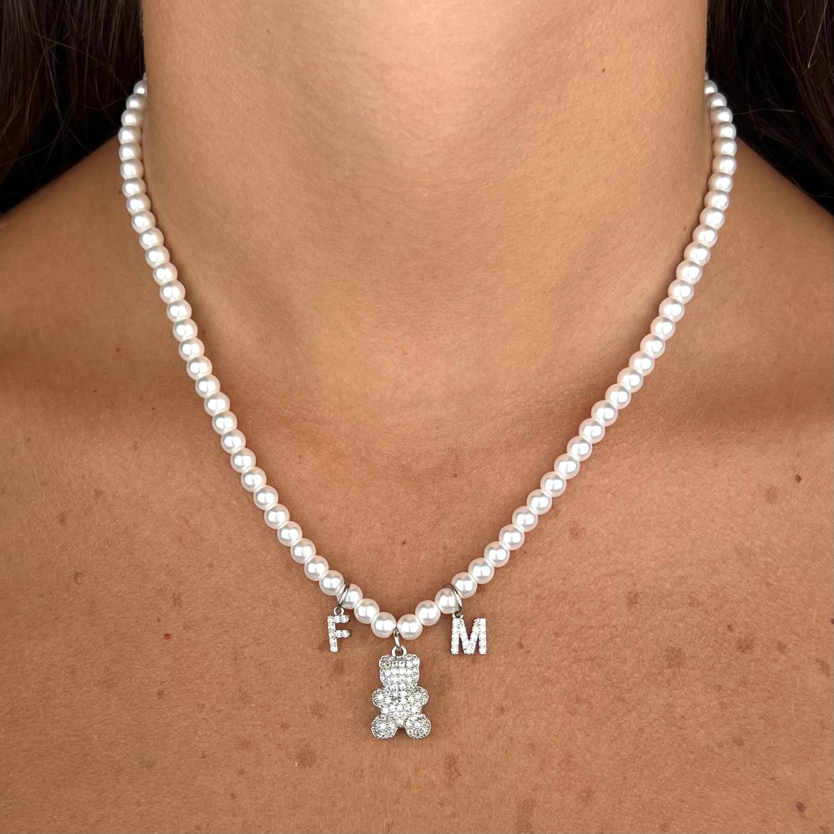 Collana Pearl teddy - dettaglio