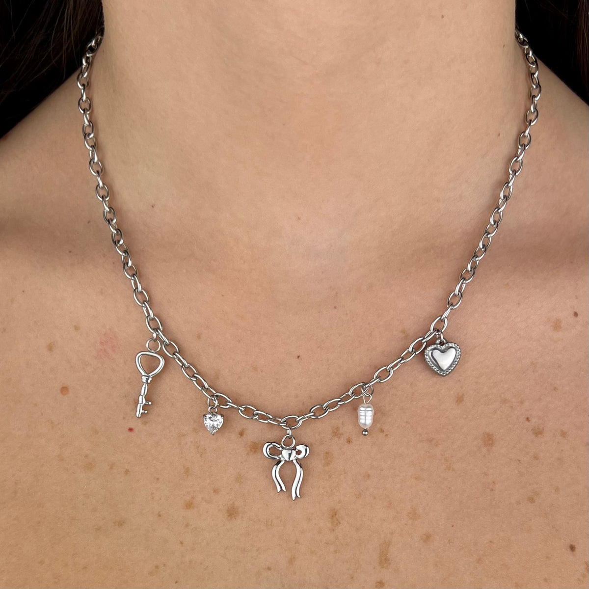 Collana Charmed in oro - dettaglio