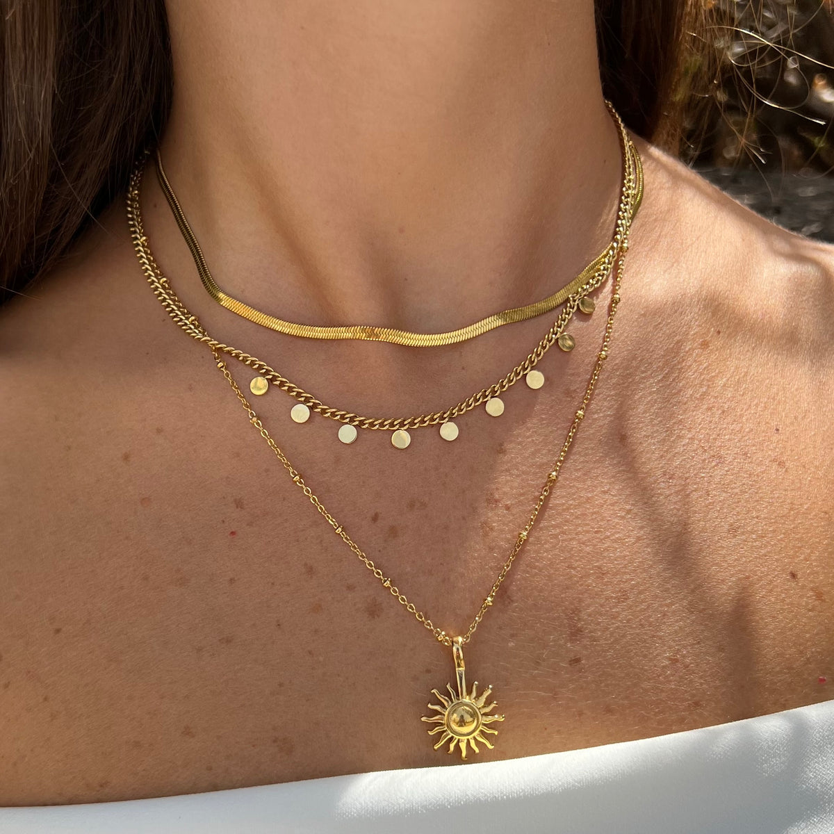 Collana Snake Mini - vista laterale