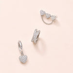 Set Orecchini Royal Love in oro - dettaglio