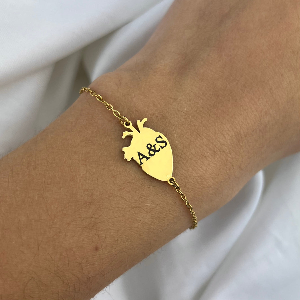 Bracciale Cuore Anatomico - dettaglio