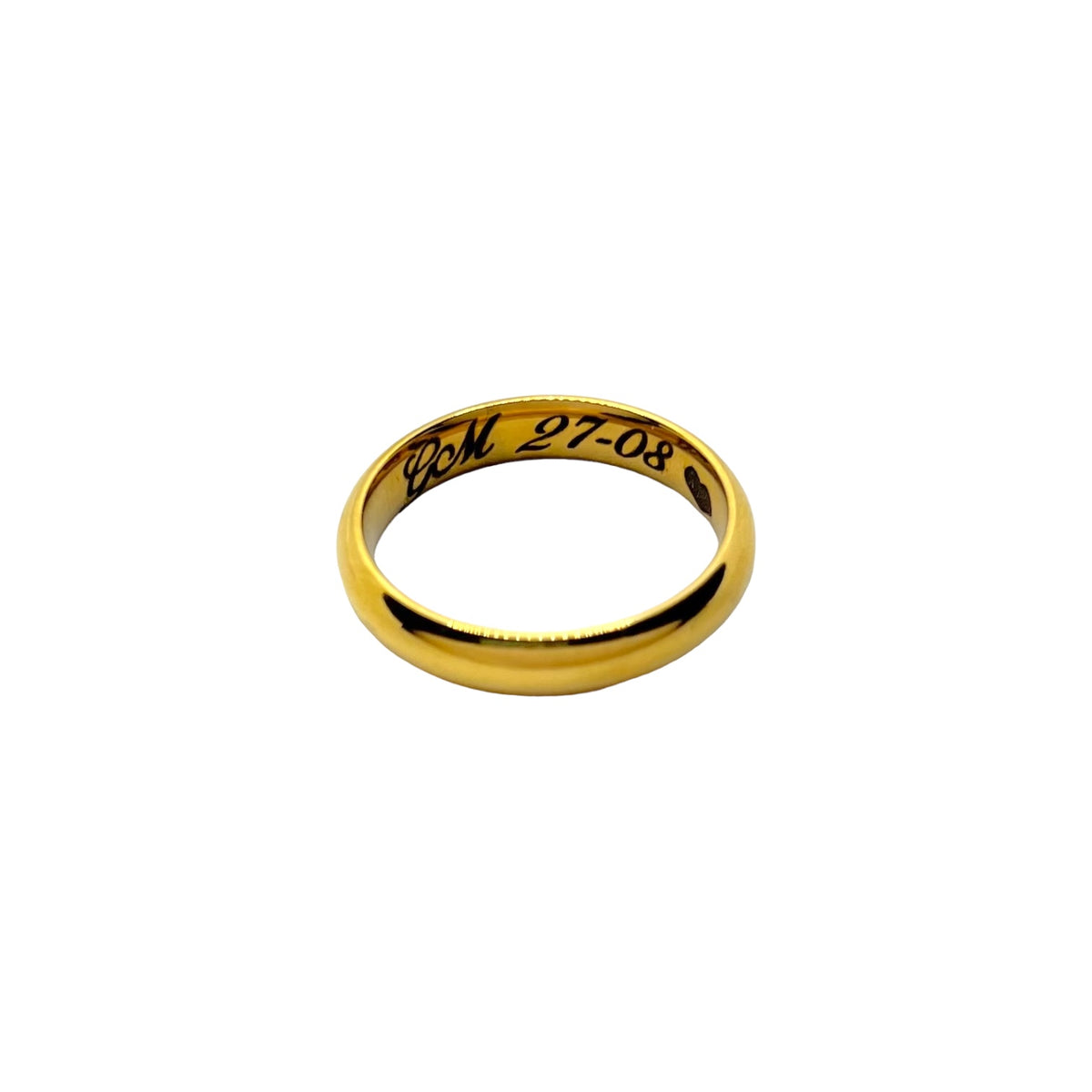 Anello Fedina Con Incisione