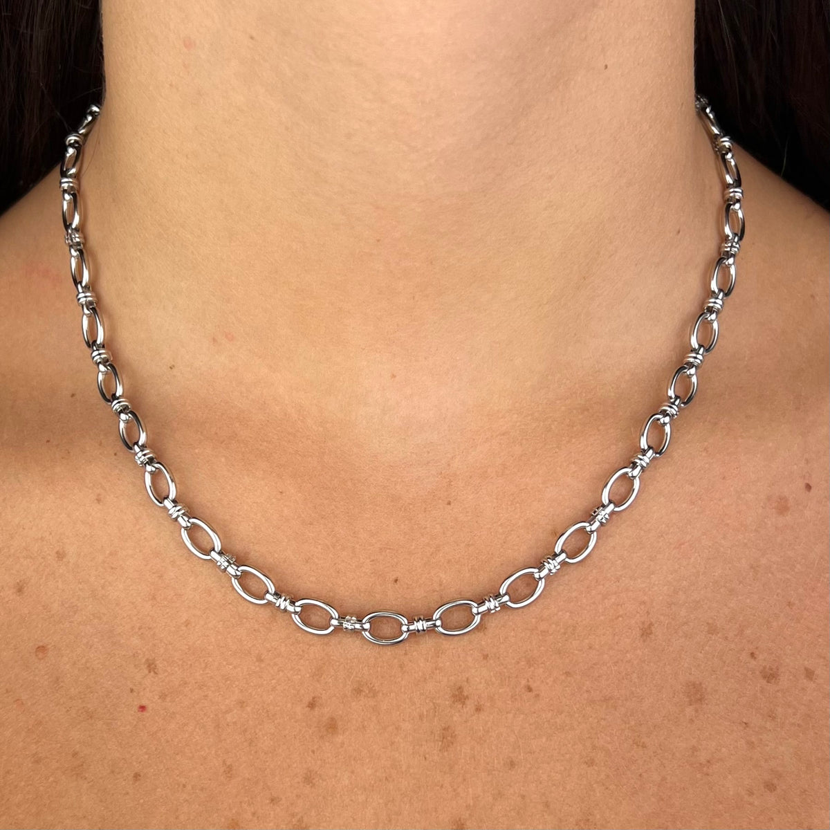 Collana Anchor Chain - vista laterale