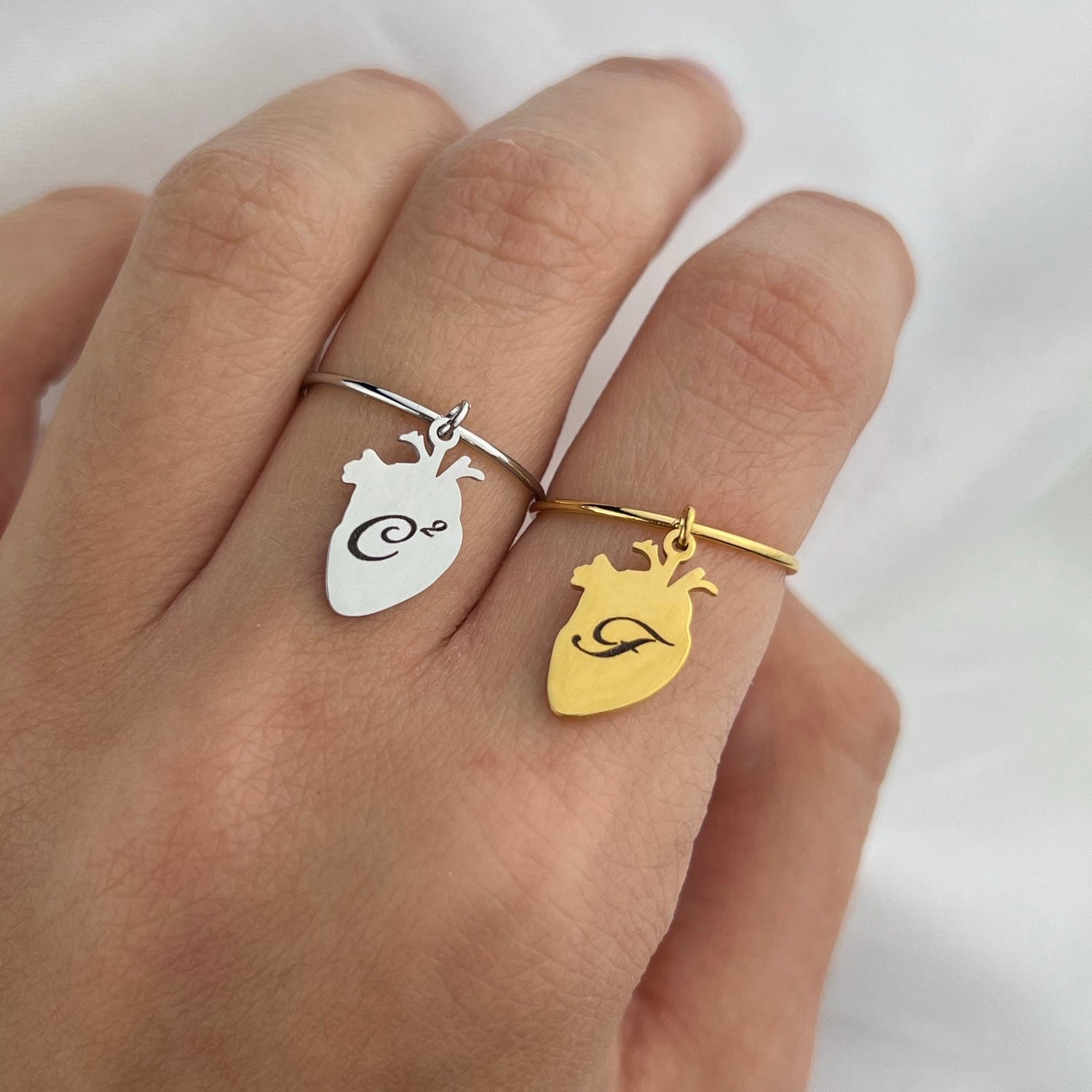 Anello Cuore Anatomico