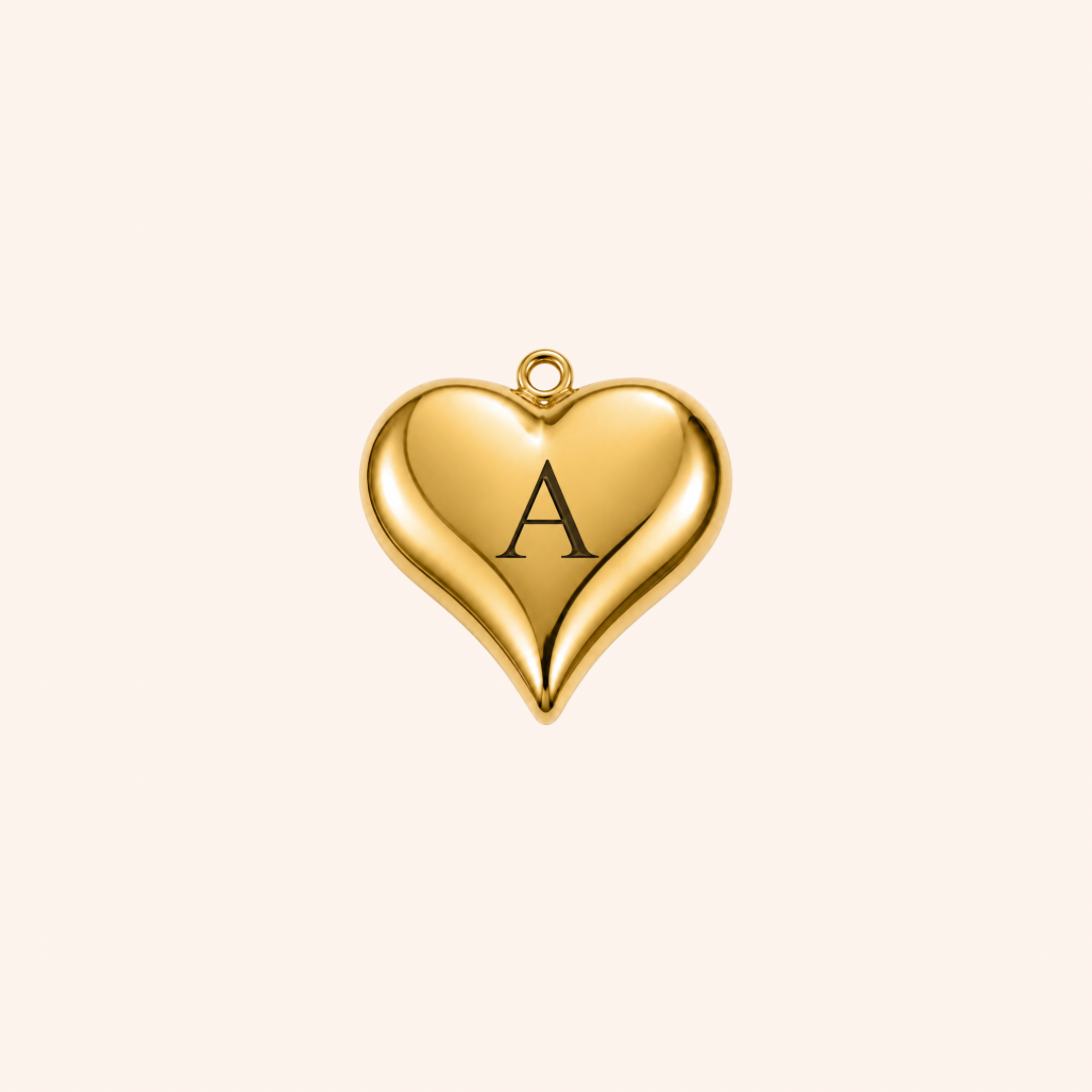Ciondolo Cuore Bombato