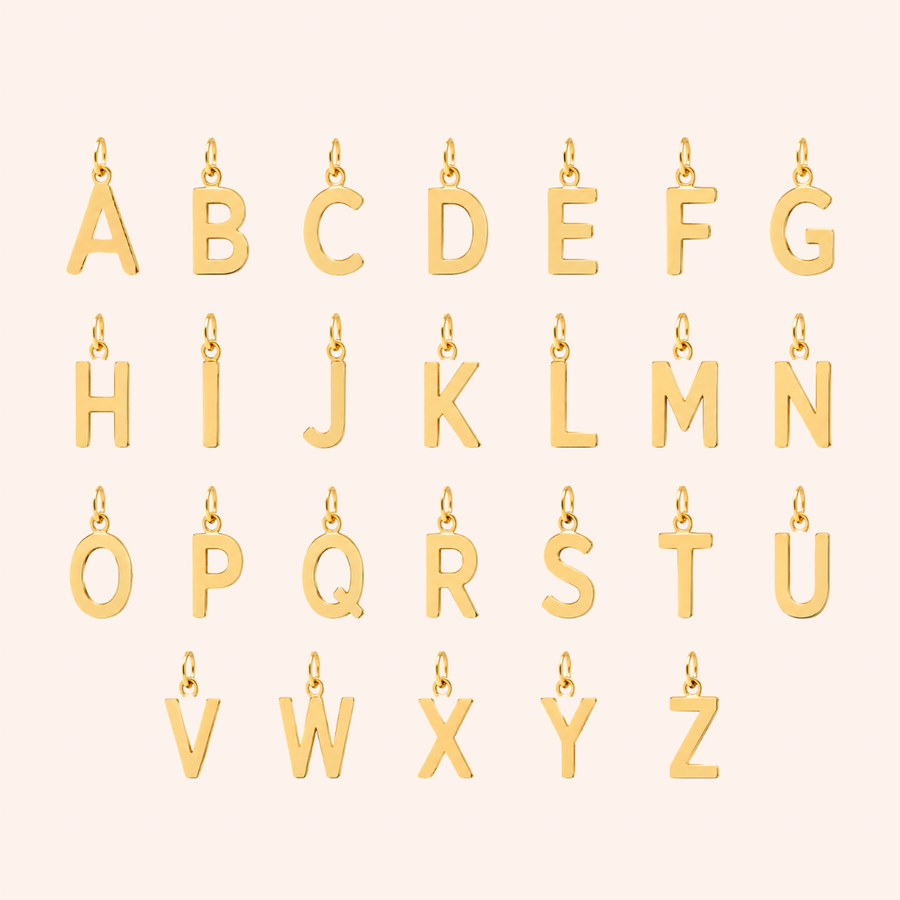 Colgante Letra Basic