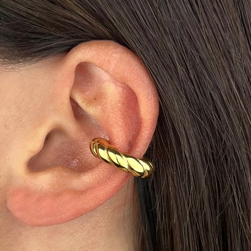 Puño de oreja a rayas