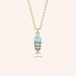 Collana Lucky Fish in oro