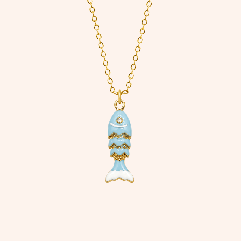 Collana Lucky Fish in oro
