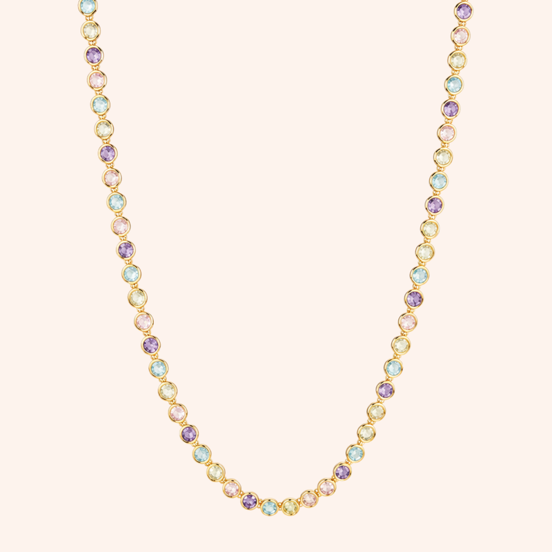Collana Jade Pastel in oro