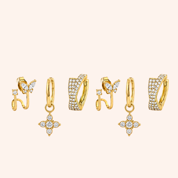 Set Orecchini Petali Di Luce