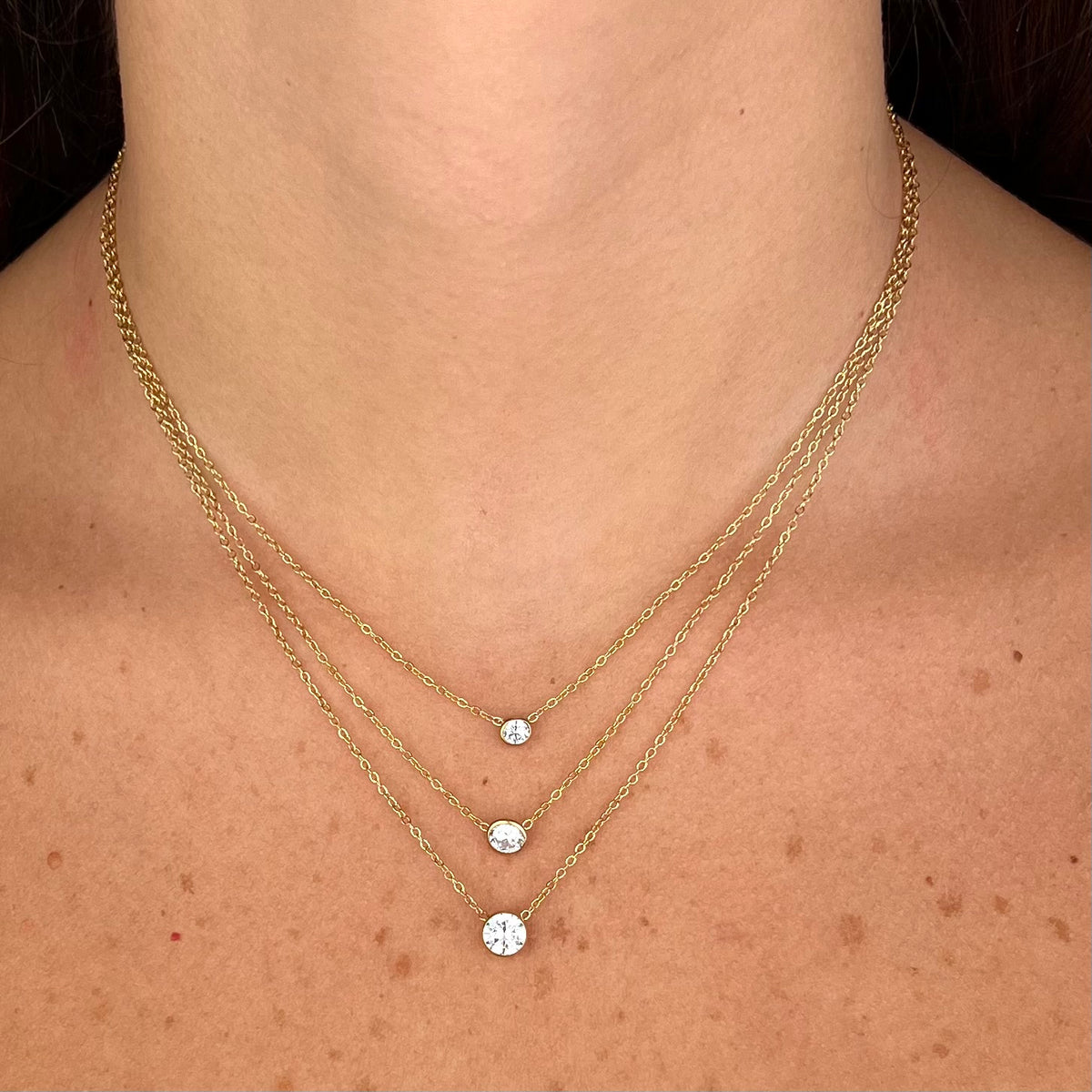 Collana Tris luce