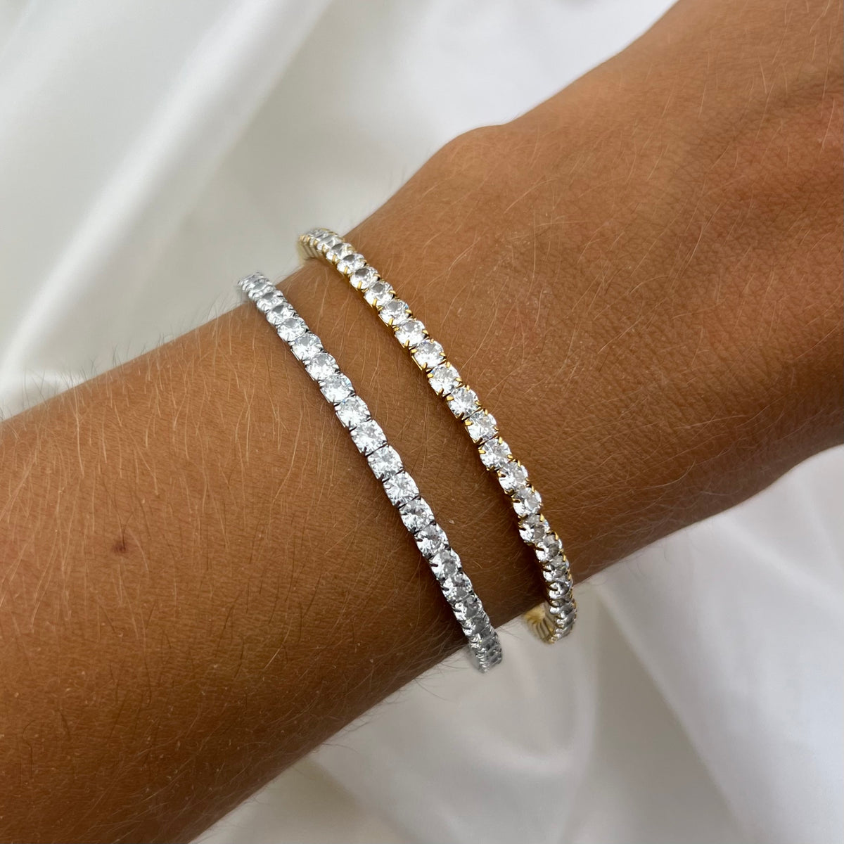 Bracciale Tennis elastico