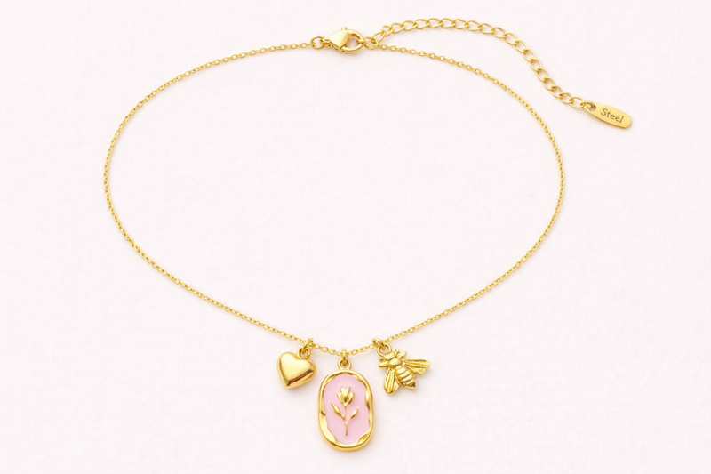 Collana Tulipano in oro - alternativa