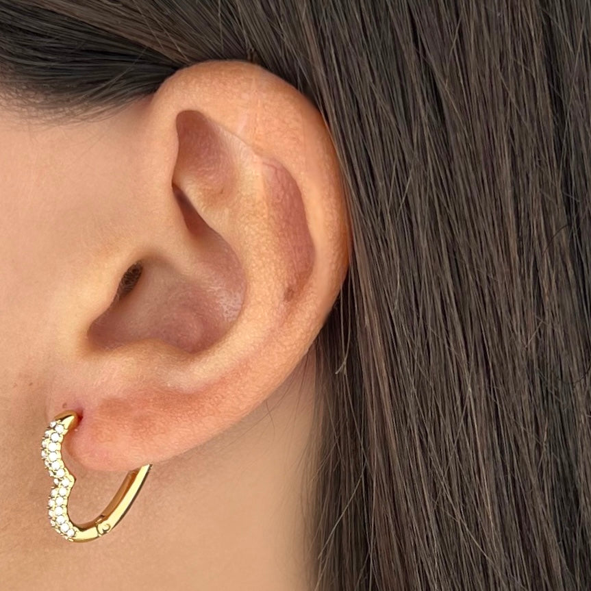 Orecchini Cerchietto Cuore (Novità)