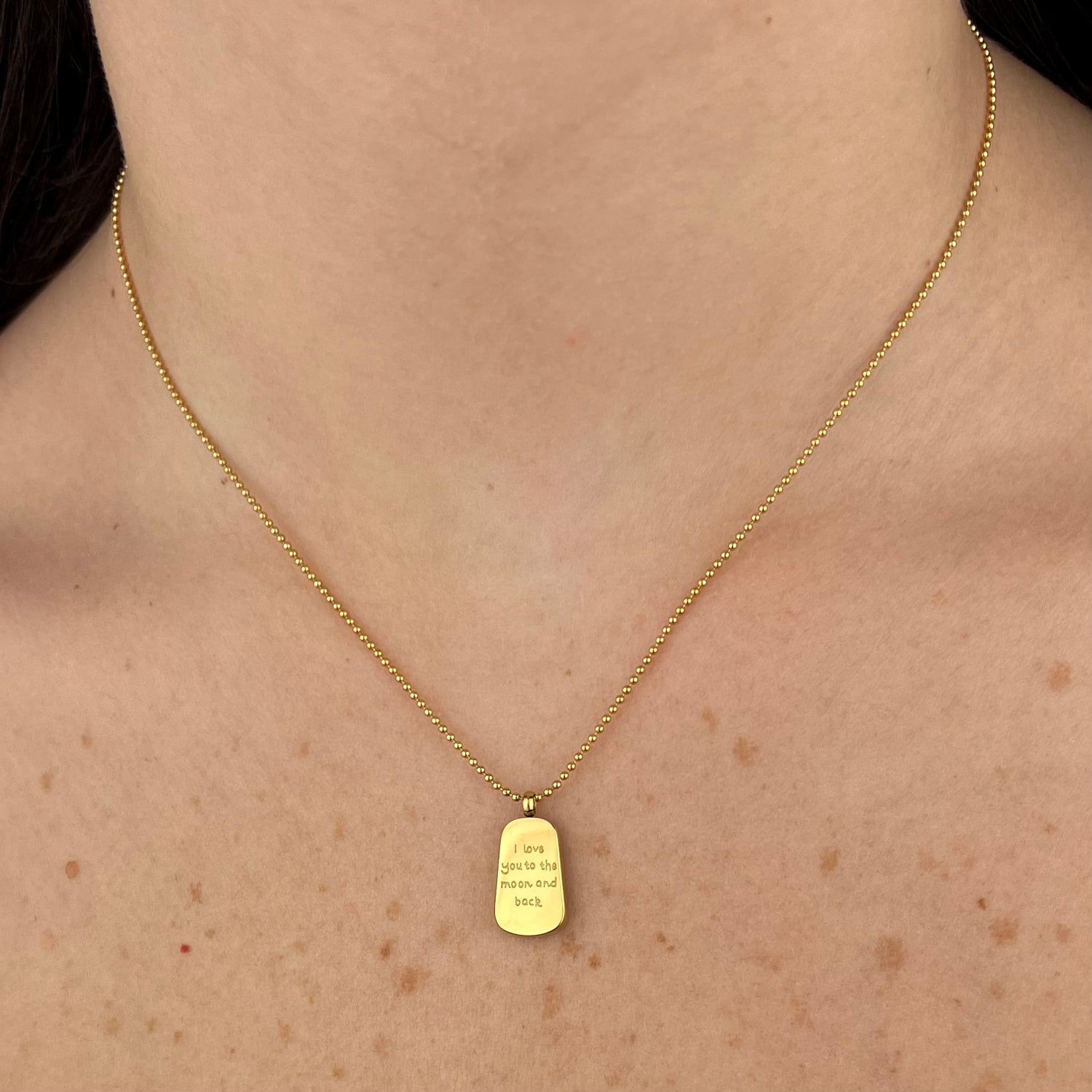 Collana Love you to the moon and back